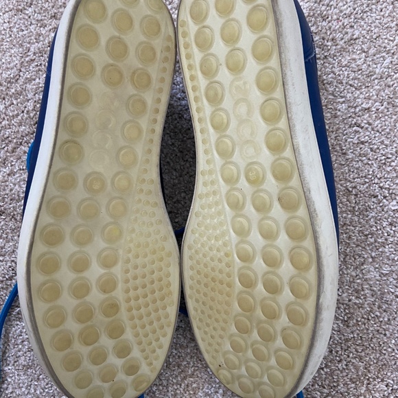 Ecco blue leather sneaker size 39 - Picture 2 of 6